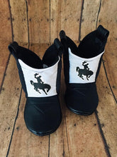 Load image into Gallery viewer, Bronc Rider Baby Cowboy Boots with Faux Leather