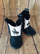 Load image into Gallery viewer, Bronc Rider Baby Cowboy Boots with Faux Leather