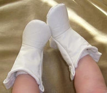 Load image into Gallery viewer, White Faux Leather Baby Cowboy Boots | Newborn to 24 Month in Sizes