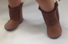 Load image into Gallery viewer, Ostrich Faux Leather Baby Cowboy Boots | 3-6 M size up to 24 Months