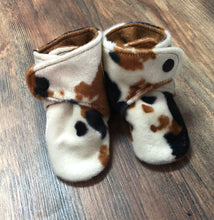 Load image into Gallery viewer, Faux Cow Fur Snap Boots