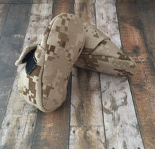 Load image into Gallery viewer, US Marine Corps Desert Camo Baby Shoes with straps | Newborn size up to 4T