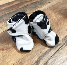 Load image into Gallery viewer, Faux Cow Fur Snap Boots