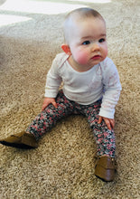 Load image into Gallery viewer, Brown Faux Leather Baby Moccasins