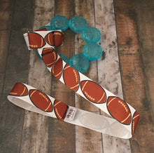 Load image into Gallery viewer, Football Sippy / Bottle / Toy Leash