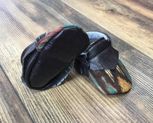 Load image into Gallery viewer, Southwest print Baby Moccasins | Newborn size up to 24 M