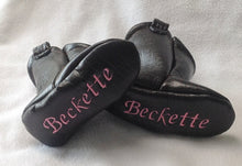 Load image into Gallery viewer, Dark Brown Faux Leather Baby Cowgirl Boots with Light Pink Bows