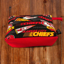 Load image into Gallery viewer, Kansas City Chiefs Water Resistant Travel Bag | Makeup Bag | Overnight Bag