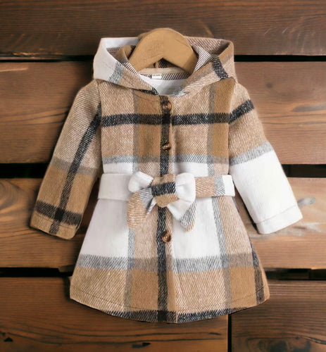 Baby Girl Plaid Coat