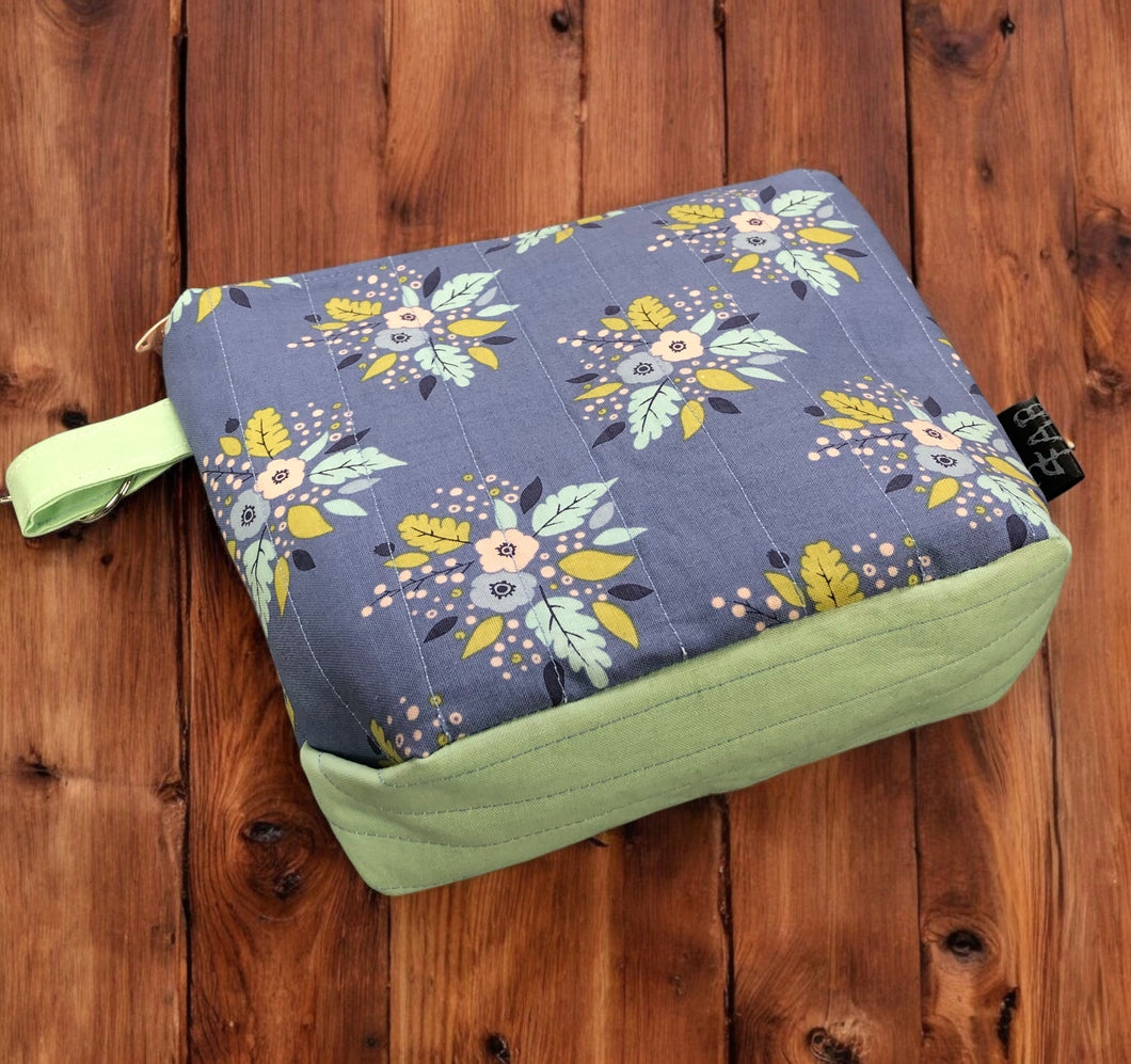 Floral Water Resistant Travel Bag | Makeup Bag | Overnight Bag