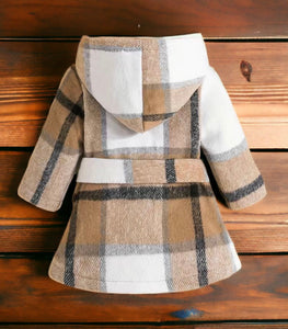 Baby Girl Plaid Coat