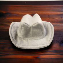 Load image into Gallery viewer, Light Gray Baby Felt Cowboy Hat | Newborn | Infant | Child Size