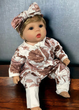 Load image into Gallery viewer, Flower Romper with Headband Bow