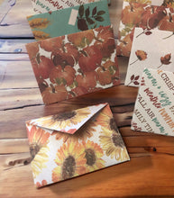 Load image into Gallery viewer, Small Fall Envelopes | 10 pack | 4” x 3”