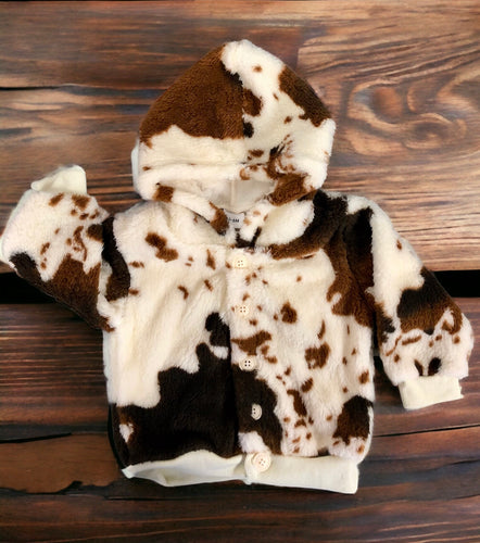 Cow Print Coat | Super Soft
