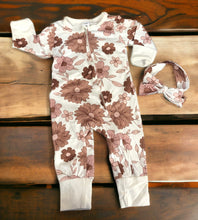 Load image into Gallery viewer, Flower Romper with Headband Bow