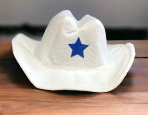 Dallas Cowboys Baby Felt Cowboy Hat | Newborn | Infant Sizes Available