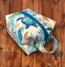 Load image into Gallery viewer, Beach Ocean themed Box Style Bag | Medium Size