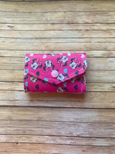 Load image into Gallery viewer, Minnie with Shimmer Pink | Tri-Fold Billfold