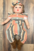 Load image into Gallery viewer, Striped Romper with Bow