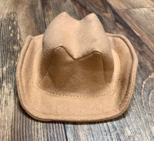 Load image into Gallery viewer, Tan Baby Felt Cowboy Hat | Newborn | Infant | Child Sizes Available