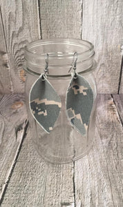 Air Force ABU Tiger Stripe Camo Earrings | 2" | FREE Shipping in US