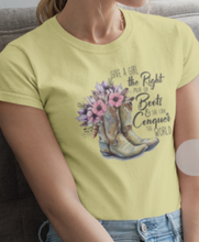 Load image into Gallery viewer, Light Yellow Short Sleeve Shirt | Women&#39;s | Lifestyle Themed