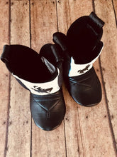 Load image into Gallery viewer, Bronc Rider Baby Cowboy Boots with Faux Leather