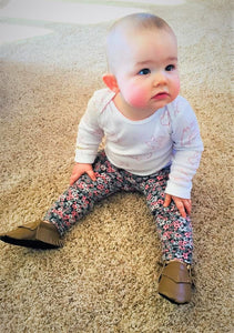 Aztec Print Baby Moccasins | Newborn size up to 24 M