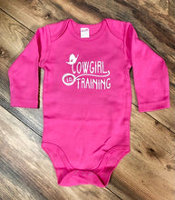 Load image into Gallery viewer, Cowgirl In Training Onesie
