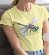 Load image into Gallery viewer, Light Yellow Short Sleeve Shirt | Women&#39;s | Lifestyle Themed