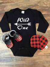 Load image into Gallery viewer, Buffalo Plaid Baby Gift Set | 6-9 Month