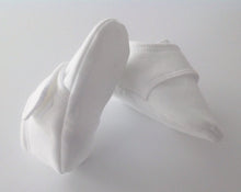 Load image into Gallery viewer, White Baby Shoes with strap | Newborn up to 4T