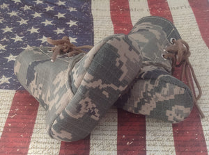Air Force Baby Combat Boots | Military Camo | Newborn size up to 4T