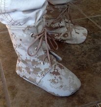 Load image into Gallery viewer, US Marine Corps Desert Camo Baby Combat Boots | Newborn size up to 4T