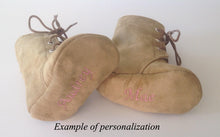 Load image into Gallery viewer, US Marine Corps Desert Camo Baby Girl Shoes with Bows | Newborn size up to 24 Months