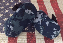 Load image into Gallery viewer, US Navy Camo Girl Shoes with Bows | Newborn size up to 24 Months
