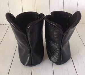 Baby Equestrian Boots | English Riding Boots | Black Baby Boots | Newborn up to 24 Month in Sizes