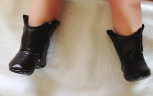 Pink Faux Snake Skin Baby Cowboy Boots with Leather | Newborn to 24 Month Sizes