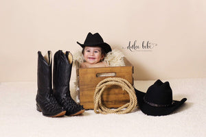 Baby Felt Cowboy Hat | Newborn | Infant | Child Sizes Available | PICK YOUR COLOR