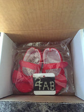 Load image into Gallery viewer, Red Baby Girl Shoes with Bows | Newborn size up to 24 Months
