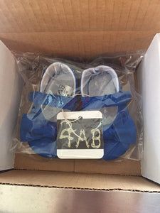 Royal Blue Baby Girl Shoes with Bows | Newborn size up to 24 Months