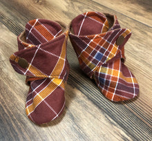 Load image into Gallery viewer, Fall Plaid Snap Boots
