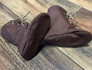 Brown Lace Up Boots