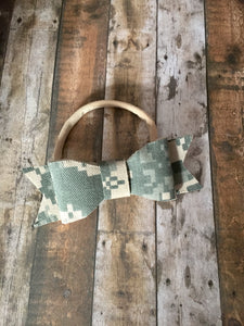Army Hairbow / Headband / Ponytail Holder | 4”