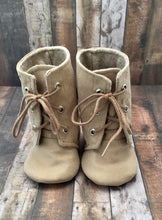 Load image into Gallery viewer, Tan Baby Combat Boots | Newborn size up to 4T