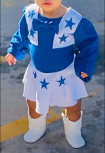 Load image into Gallery viewer, Dallas Cowboy Cheerleader Faux Leather Cowboy Boots