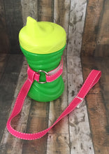 Load image into Gallery viewer, Hot Pink Sippy / Bottle / Toy Leash