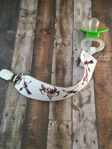 Deer Skull & Arrows Pacifier Clip