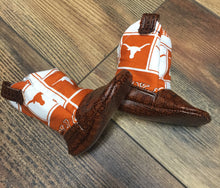 Load image into Gallery viewer, Texas Longhorns Baby Cowboy Boots | Newborn Size up to 24 Months